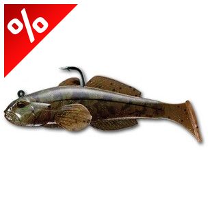 LIVETARGET GOBY SWIMBAIT BROWN/PUMPKIN 80 MM 14 G