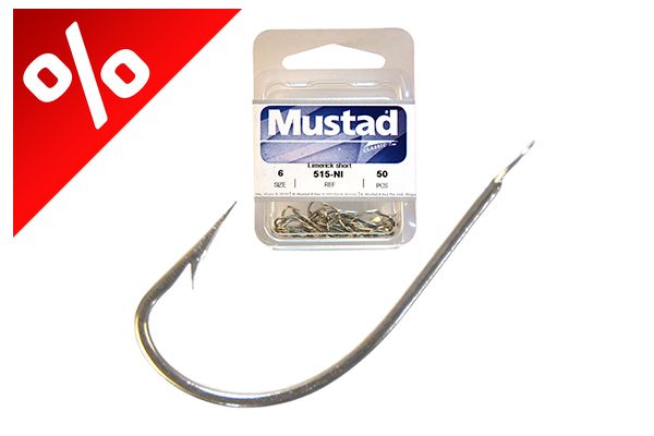MUSTAD CRYSTAL HOOKS NICKEL 4 50DB/CSOMAG