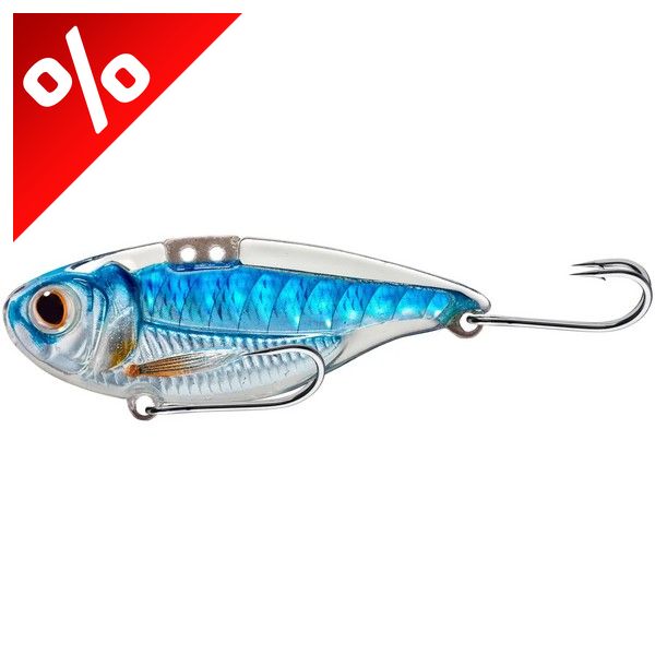 LIVETARGET SONIC SHAD BLADE BAIT SILVER/BLUE 55 MM 14G SINKING
