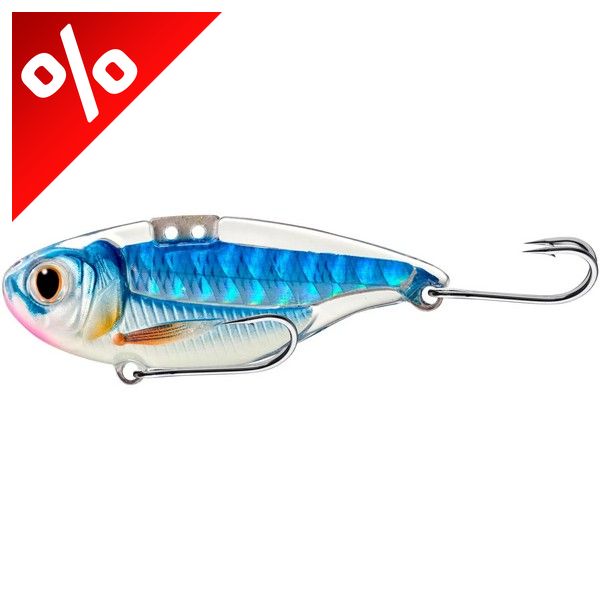 LIVETARGET SONIC SHAD BLADE BAIT GLOW/BLUE 55 MM 14G SINKING