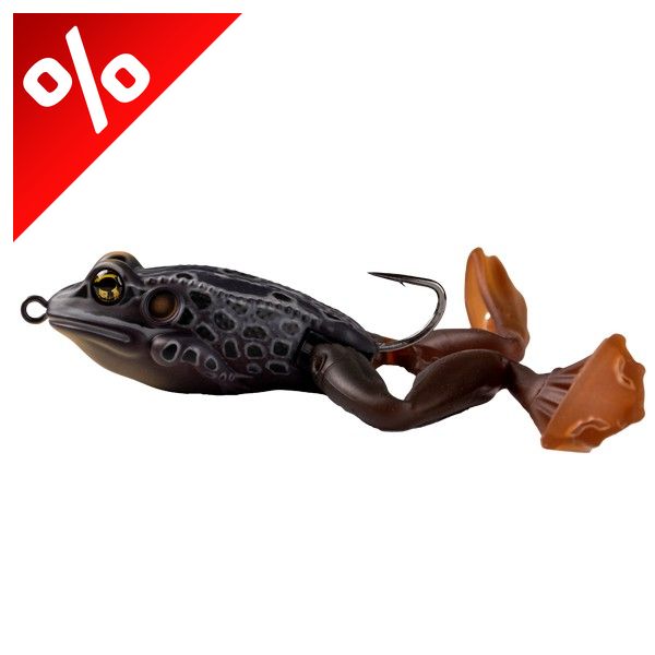 LIVETARGET THE ULTIMATE FROG STRIDE BAIT BLACK / BLACK 50 MM 21 G