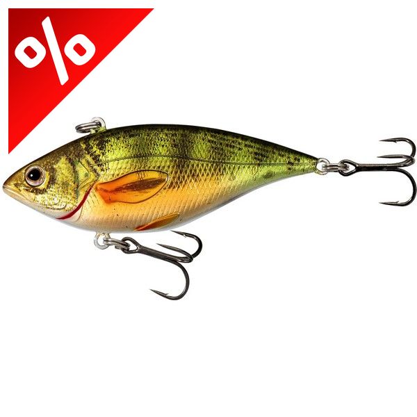 LIVETARGET YELLOW PERCH RATTLEBAIT METALLIC/GLOSS 60 MM 11 G SINKING
