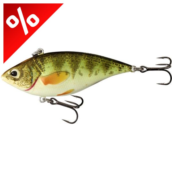 LIVETARGET YELLOW PERCH RATTLEBAIT GLOW/UV 60 MM 11 G SINKING