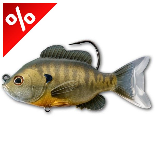 LIVETARGET SUNFISH SWIMBAIT BRONZE BLUEGILL 90 MM 14 G SINKING