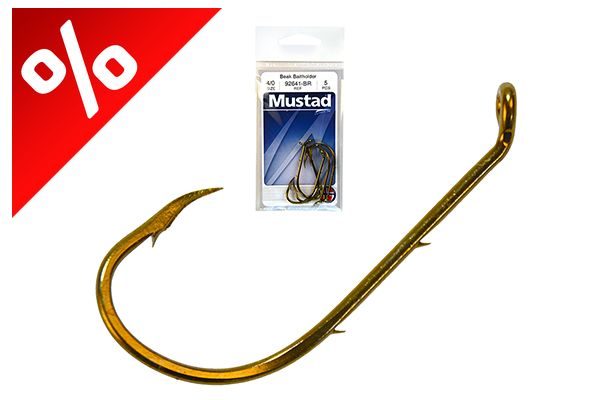 MUSTAD BEAK HOOKS BRONZE 6 50DB/CSOMAG