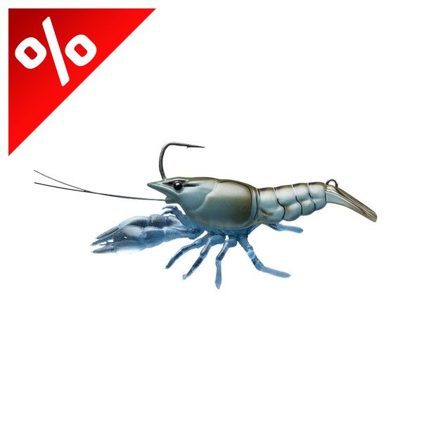 LIVETARGET LIVE CRAW FINESS BAIT  BLUE CRAW 63MM 11G SLOW SINKING