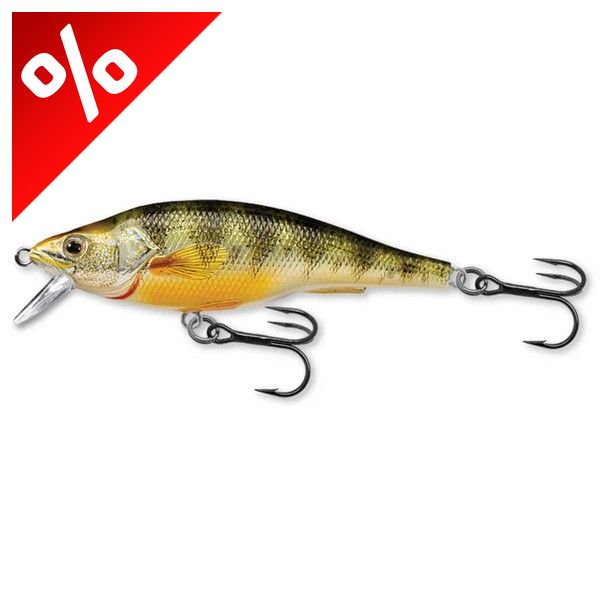 LIVETARGET YELLOW PERCH JERKBAIT METALLIC/GLOSS 98MM 16G FLOATING