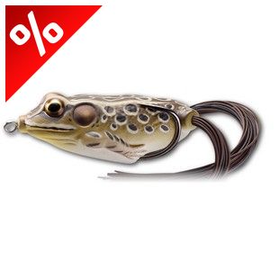 LIVETARGET FROG WALKING BAIT TAN/BROWN 45 MM 7 G