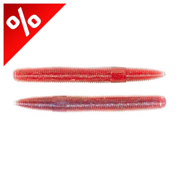 LIVETARGET 3" STICK WORM RED / RED 76 MM  SINKING