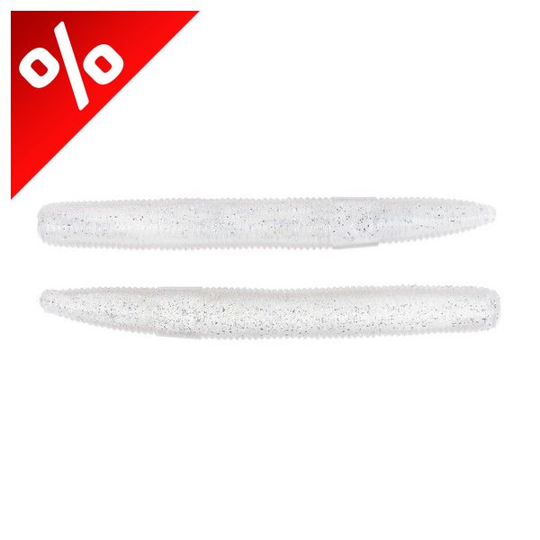 LIVETARGET 3" STICK WORM WHITE / ALBINO 76 MM  SINKING 4DB/CSOMAG
