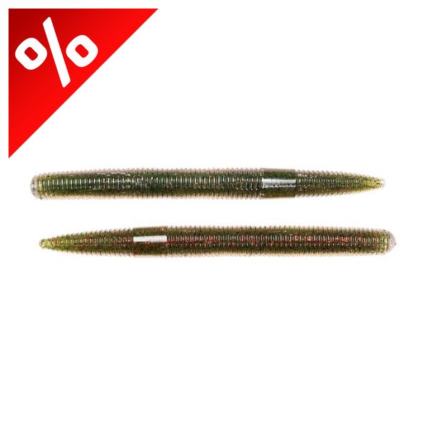 LIVETARGET 3" STICK WORM GREEN / RED 76 MM  SINKING