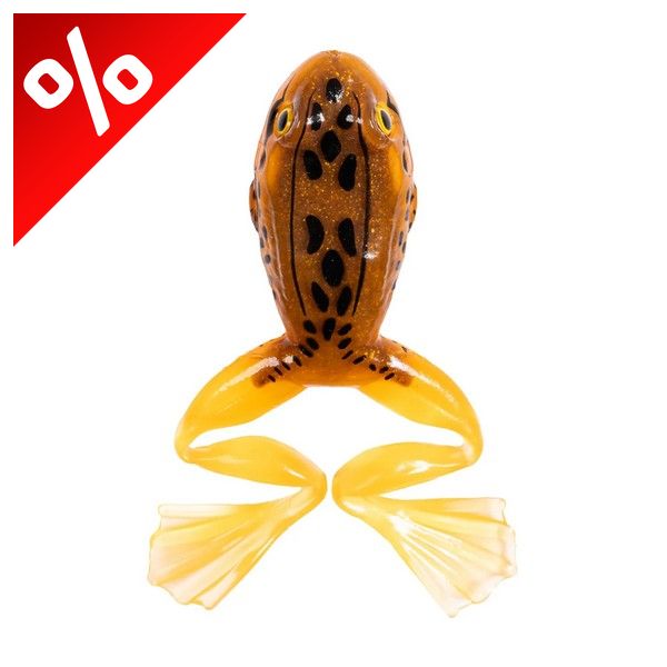 LIVETARGET 2" FREESTYLE FROG 2.0 ORANGE / BROWN 50 MM  FLOATING
