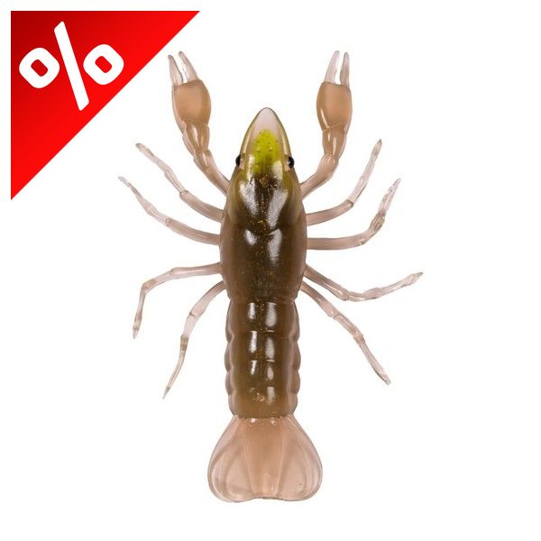 LIVETARGET 2.8" CRAWFISH UN-RIGGED NATURAL/YELLOW 71 MM  SINKING