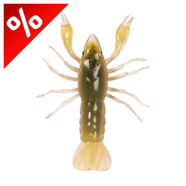 LIVETARGET 2.8" CRAWFISH UN-RIGGED YELLOW / PUMPKIN 71 MM  SINKING 6DB/CS