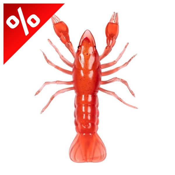 LIVETARGET 2.8" CRAWFISH UN-RIGGED RED / RED 71 MM SINKING 6DB/CS