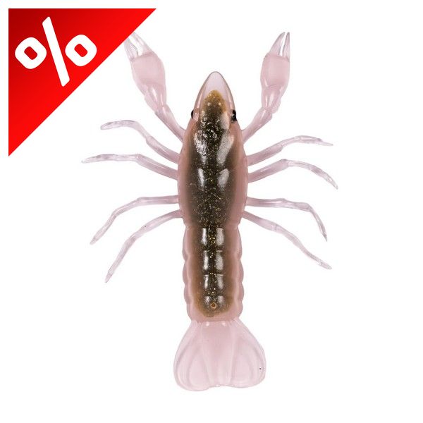 LIVETARGET 2.8" CRAWFISH UN-RIGGED NATURAL / PUMPKIN 71 MM SINKING 6DB/CS