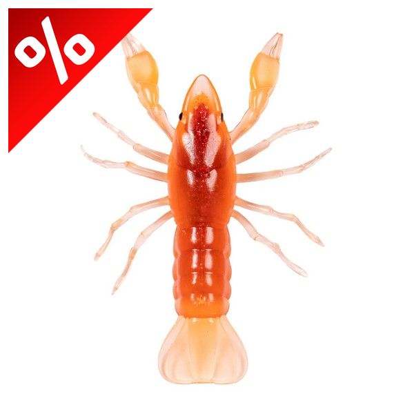 LIVETARGET 2.8" CRAWFISH UN-RIGGED FIRE / ORANGE 71 MM SINKING 6DB/CS