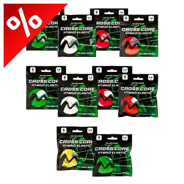 MAVER CROSS CORE HYBRID ELASTIC SIZE 3.0MM 6M RAKÓS GUMI