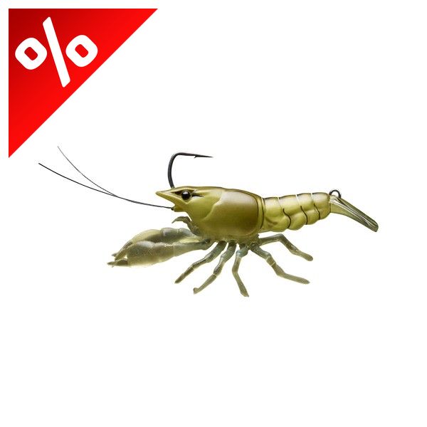 LIVETARGET LIVE CRAW FINESS BAIT  MOSS CRAW 63MM 11G SLOW SINKING
