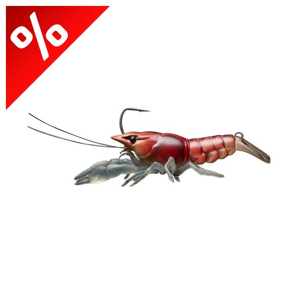 LIVETARGET LIVE CRAW FINESS BAIT  RED CRAW 63MM 11G SLOW SINKING