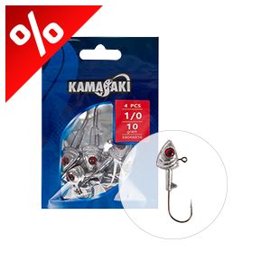 KAMASAKI RIVER PREDATOR JIG FEJ 10G 1/0 4DB/CSOMAG