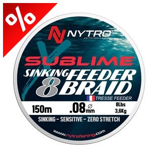 NYTRO SUBLIME X8 SINKING FEEDER BRAID 0,08