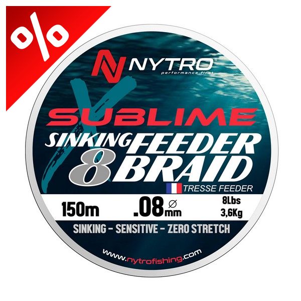 NYTRO SUBLIME X8 SINKING FEEDER BRAID 0,10
