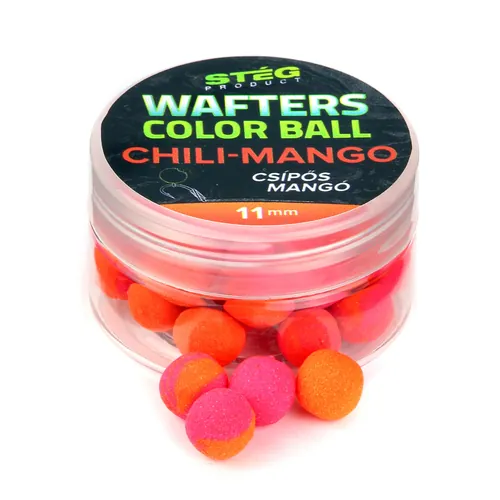 STÉG WAFTERS COLOR BALL 11MM 15G  CHILI-MANGO