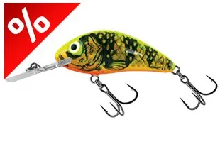 SALMO WOBBLER RATTLIN HORNET H3.5 GFP
