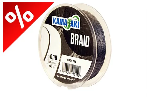 KAMASAKI BRAID GREY 0.50MM 52,2KG