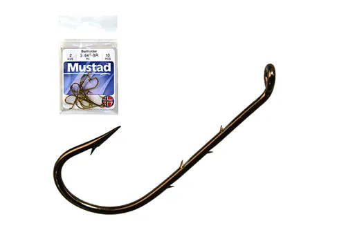 MUSTAD BEST KIRBY HOOKS BRONZE 6 10DB/CSOMAG