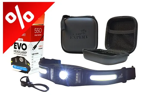 CARP EXPERT EVO SMART FEJLÁMPA KEMÉNY TOKKAL