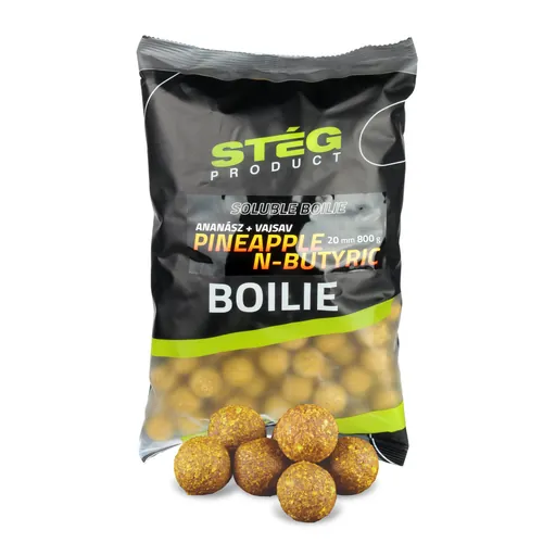 STÉG SOLUBLE BOILIE 20MM 800G PINEAPPLE-N-BUTYRIC