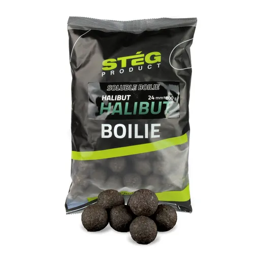 STÉG SOLUBLE BOILIE 24MM 800G HALIBUT
