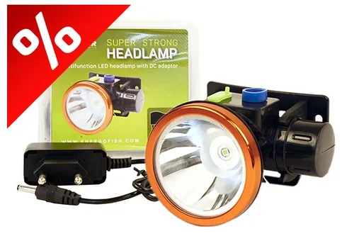 OUTDOOR SZUPERERŐS FEJLÁMPA DC ADAPTERREL