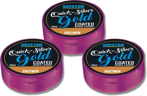 QUICKSILVER GOLD SHOCK LEADER 45LBS 20M BROWN  AKCIÓ -30%