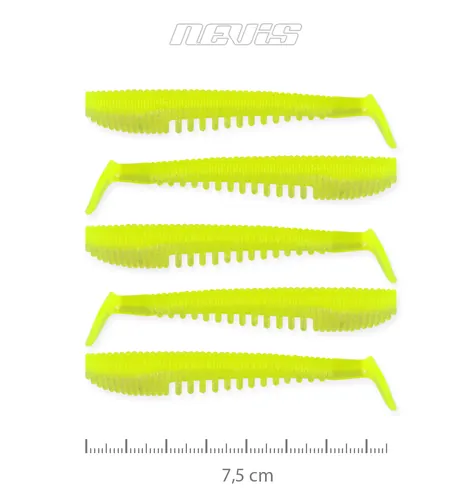 IMPULSE SHAD 7.5CM 5DB/CS (FLASH LEMONADE)