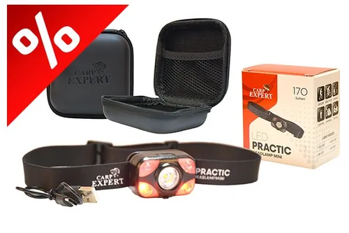 CARP EXPERT PRACTIC MINI FEJLÁMPA KEMÉNY TOKKAL