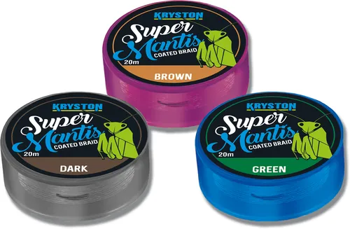 SUPER MANTIS COATED BRAID 35LBS 20M BROWN  AKCIÓ -30%
