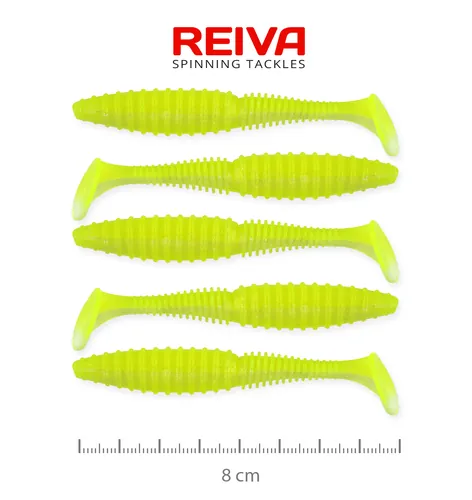 ZANDER POWER SHAD 8CM 5DB/CS (FLASH LEMONADE)