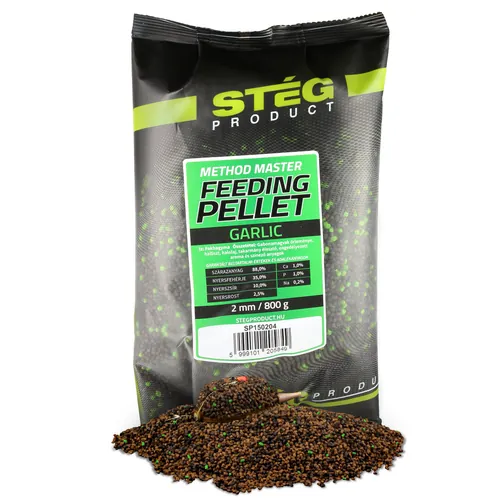 STÉG FEEDING PELLET 2MM 800G GARLIC