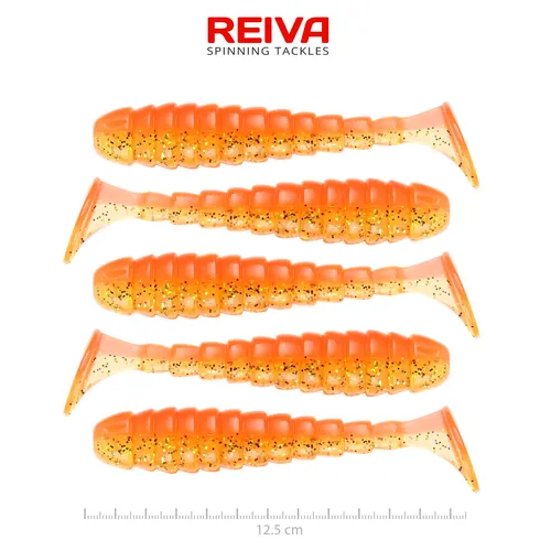 REIVA STREAM SHAD 12.5CM (SHINY ORANGE)