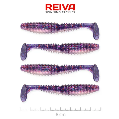 ZANDER POWER SHAD 8CM 4DB/CS (PURPLE PEARL)