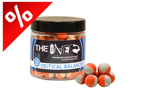 THE ONE CRITICAL BALANCED HOOKBAIT SCOPEX SQUID 10 MM ORANGE WHITE 50 GR