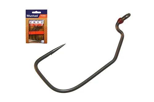 MUSTAD ASSAULT HEAVY WIDE GAP, 8/0 4DB/CSOMAG