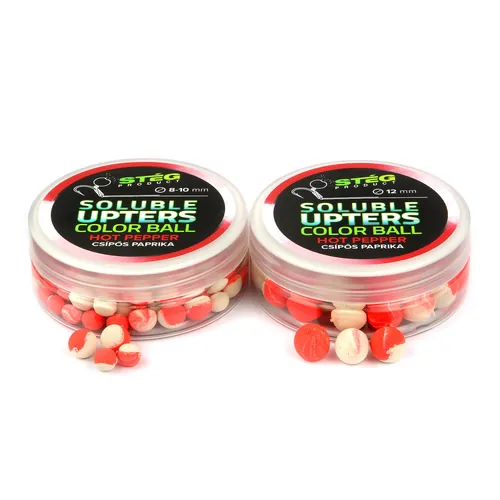 STÉG SOLUBLE UPTERS COLOR BALL 12MM 30G HOT PEPPER