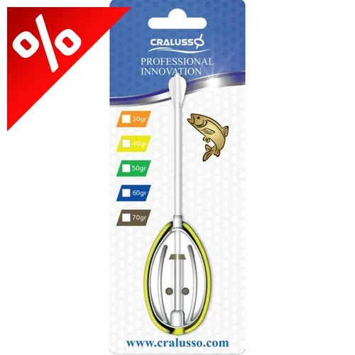 CRALUSSO BIG ROCKET METHOD KOSÁR+TÖLTŐ FEHÉR (1+1DB/CSOMAG) 50 G
