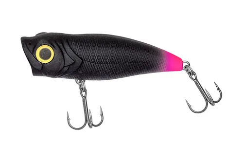 PZ POPPZOOM WOBBLER, 5,5 CM, 5,6 G, FEKETE, RÓZSASZÍN BLACK, ÚSZÓ