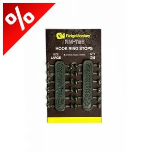 RIDGEMONKEY RM-TEC HOOK-RING STOPS CSÚSZÓGYŰRŰ RÖGZITŐ 24DB SMALL