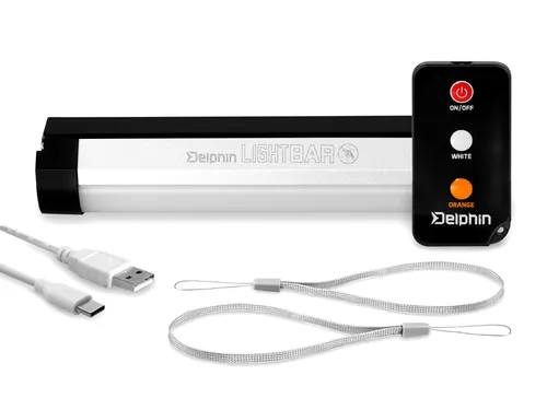 SÁTORLÁMPA TÁVIRÁNYÍTÓVAL DELPHIN LIGHTBAR UC - 1W/100LM/2000MAH